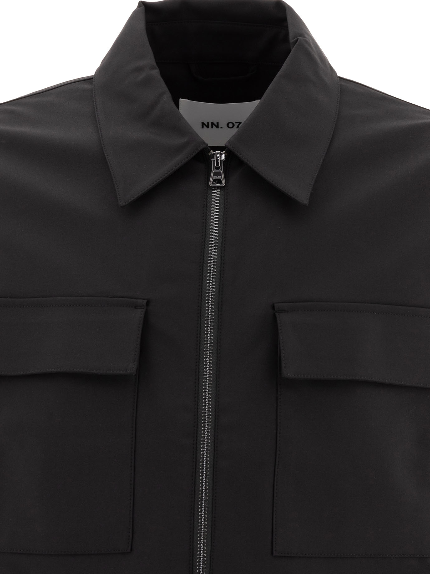 NN.07 Black   Alban overshirt